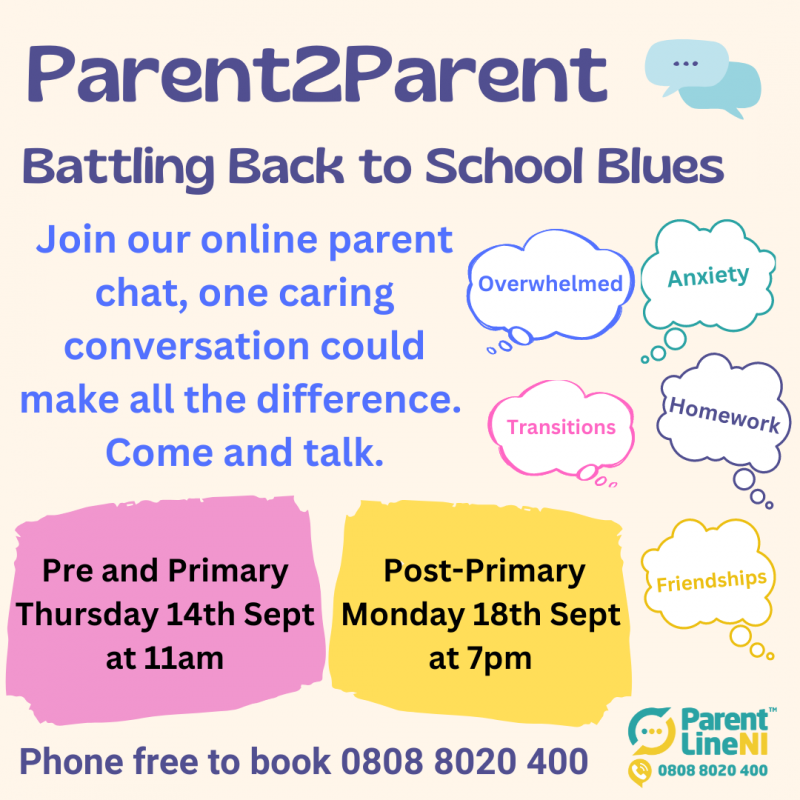Parentline: 'Battling the Back to School Blues'